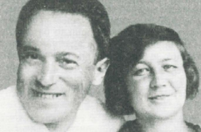 Лев Зильбер со своей первой женой Зинаидой