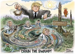 Питер Мейер - Тавистокский массовый психоз и контроль над разумом Trump-drains-the-swamp-600x432-jpg-e1693173518453