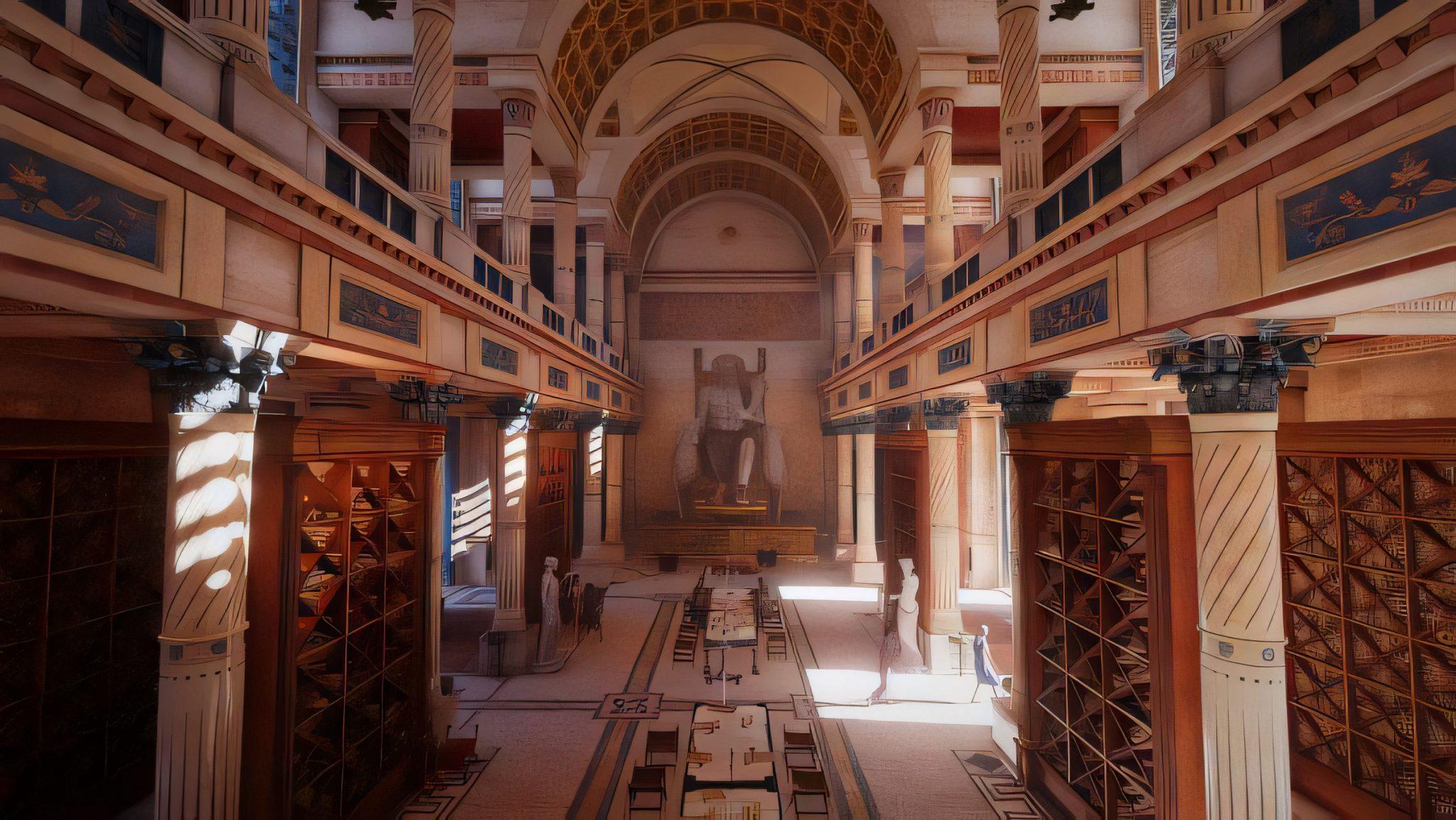 Древняя библиотека александрии